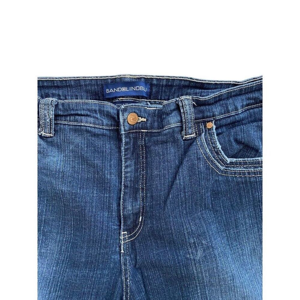 18W Bandolino Blu Jeans Cuffed Med Wash - Picture 6 of 7
